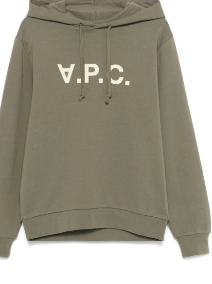 logo-flocked hoodie Women A.P.C. 0427